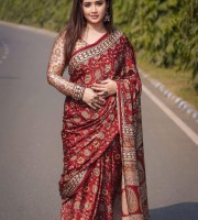 কিশোরী শাড়ি - প্রিমিয়াম কোয়ালিটি মর্ডান সিল্ক শাড়ি