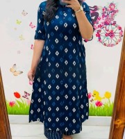 এক্সক্লুসিভ স্ক্রিন প্রিন্টেড কটন ২-পিস